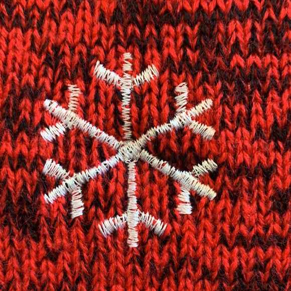 New Directions Red Christmas Sweater, XL - Picture 5 of 7